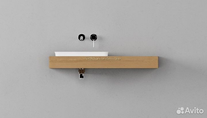 Столешница Velvex Unit 100 см st.UNI.100-67, дуб французский