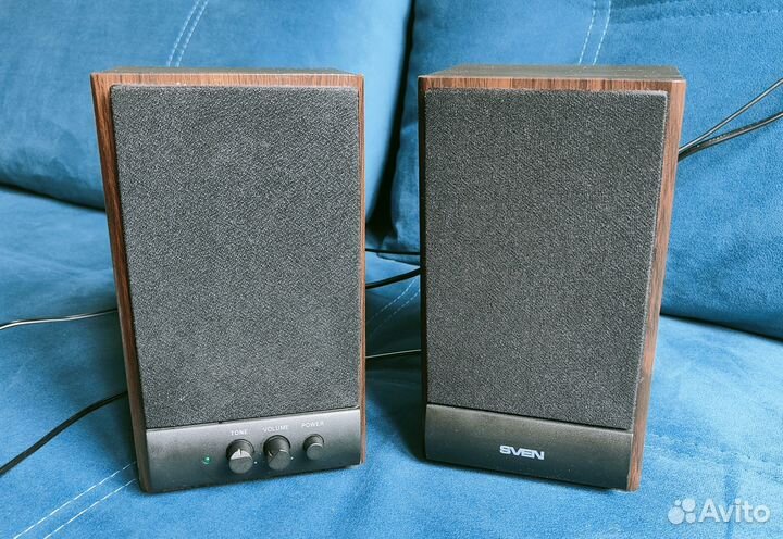 Колонки sven SPS-607, коричневые