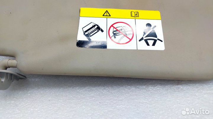 Козырек солнцезащитный левый Renault Duster HS K4M