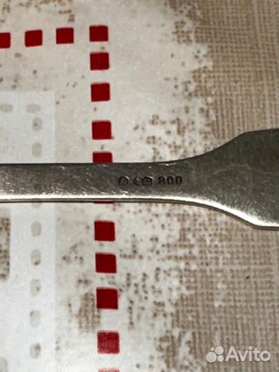 Ложки серебро 800* 4 шт 100гр