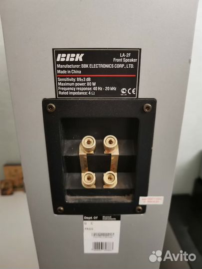 Акустические колонки BBK