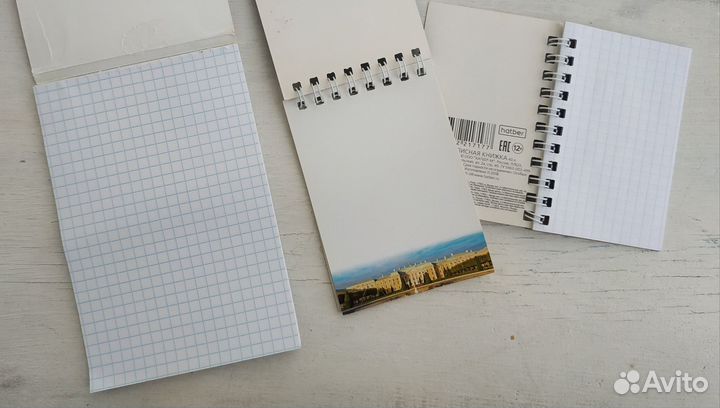 Блокноты в очень хорошем состоянии 3 шт