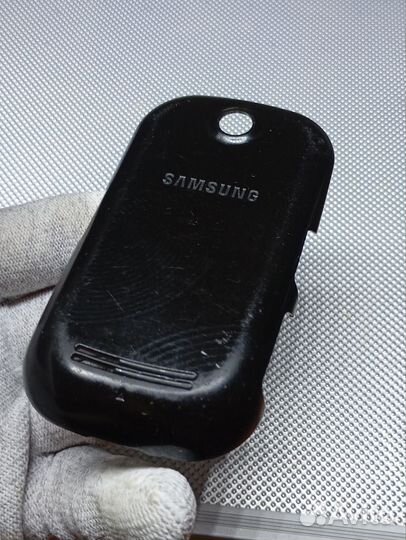 Samsung GT-S3650. Задняя крышка. Оригинал. Чёрный