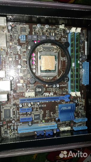 Материнская плата с процессором i5 2500K с оп.памя