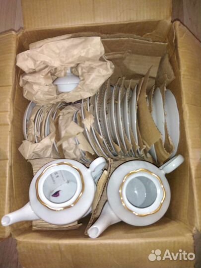 Сервиз чайно-кофейный СССР Рига на 12 персон