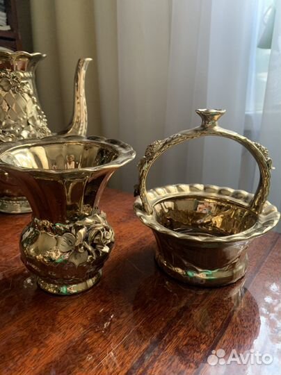 Чайно-кофейный сервиз «Золотая роза»