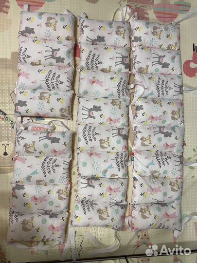 Бортики в детскую кроватку