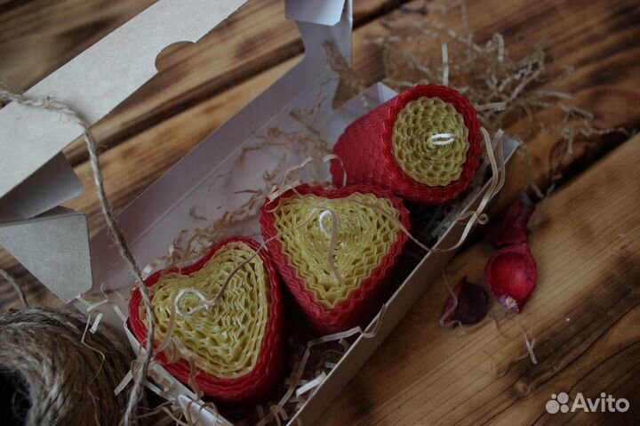 Свечи / Подарочные наборы / Свечи из вощины