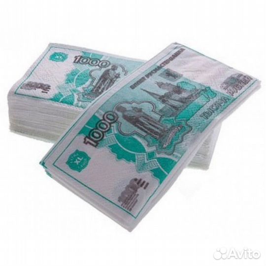 Бумажные салфетки (пачка денег)прикол