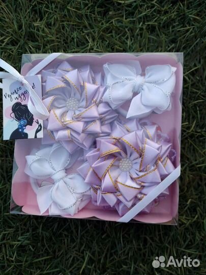 Подарочный набор бантиков ручной работы