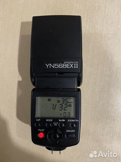 Вспышка YN568EX2 (на запчасти или под ремонт)