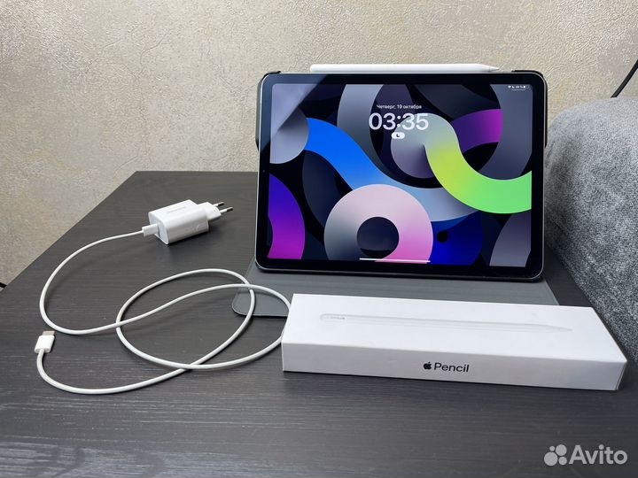 iPad Air 4 64gb Wi-Fi Blue + Pencil 2