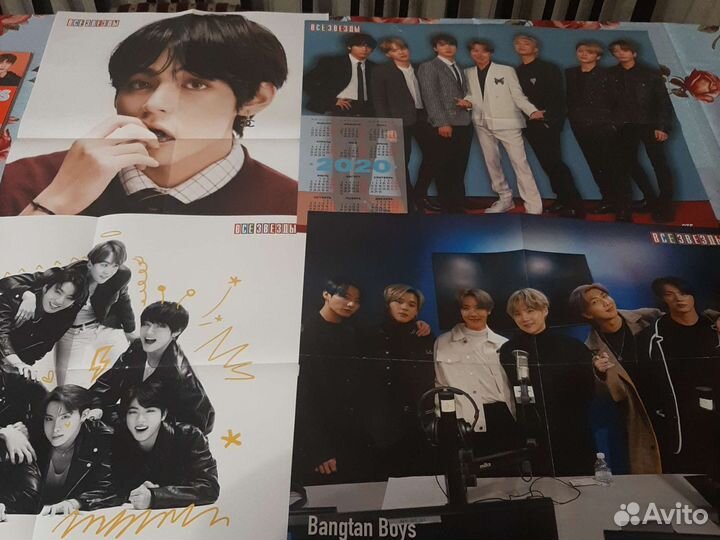 Плакаты с группой BTS