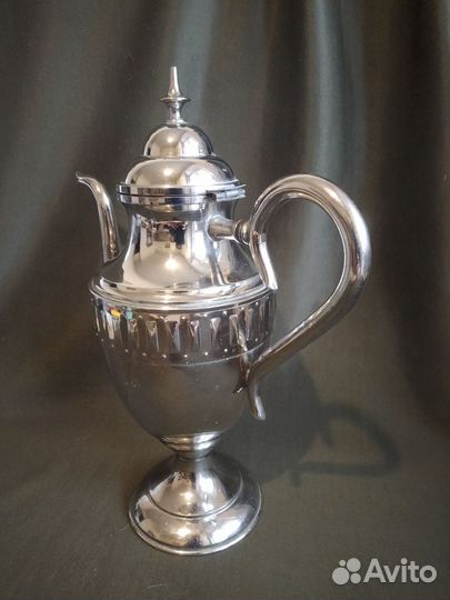 Фруктовница, чайник серебрение. Северная Европа