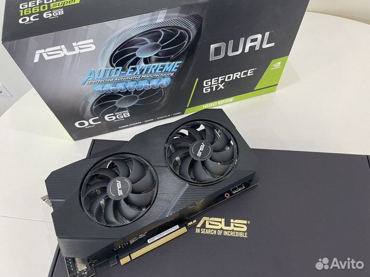 Видеокарта gtx 1660 super Asus EVO на Гарантии