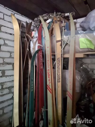 Коньки ботинки лыж р.41-42 СССР 60-70х