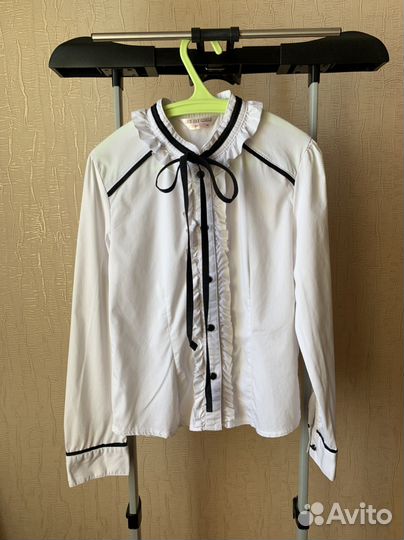 Школьная рубашка блузка р. 128