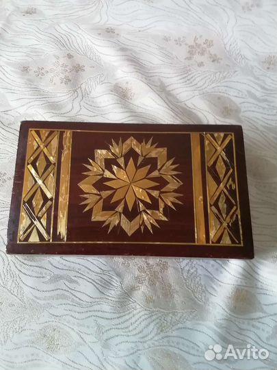 Шкатулка деревянная СССР