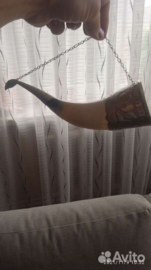 Рожок с мельхиором