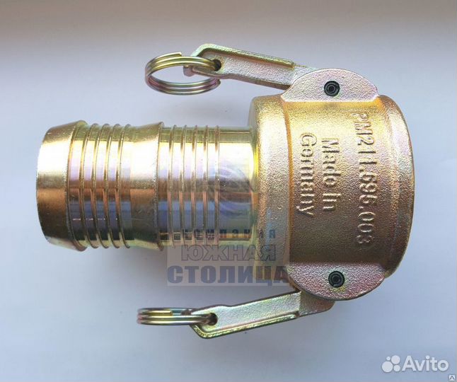 Камлоки стальные NW50 для растворных шлангов в сб