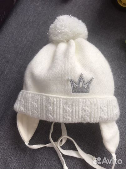 Шапка зимняя для девочки 42-44
