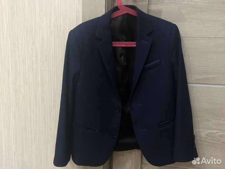 Пиджак школьный для мальчика 128