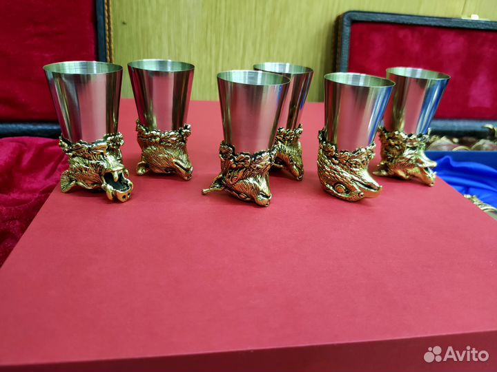 Стопки перевертыши. Литье из бронзы. Арт. 0060