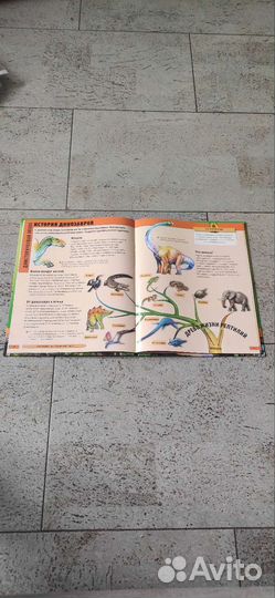 Книга для детей Динозавры Владис 2013