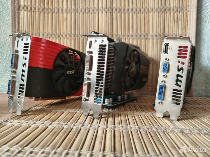 Видеокарты nvidia GTS450 GTX 460 GTX 560