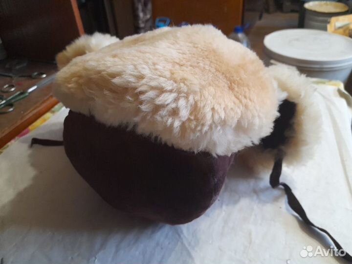 Мужская зимняя шапка барашек