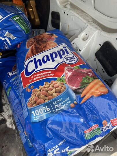 Корм для собак chappi 15 кг