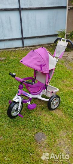 Детский велосипед с ручкой бу