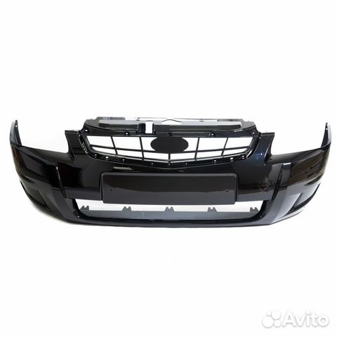 Бампер передний Приора 2 2011-2018 цвет 665 черны