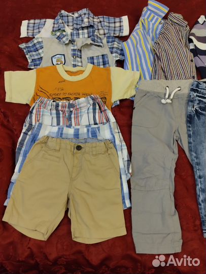 Одежда пакетом на мальчика 86-92