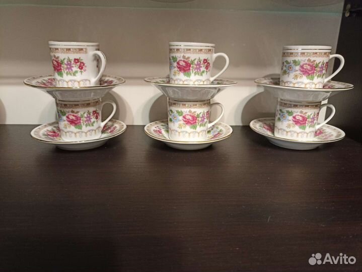 Кофейные чашки Китай фарфоровые времён СССР