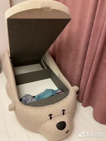 Детская кровать зверек медведь