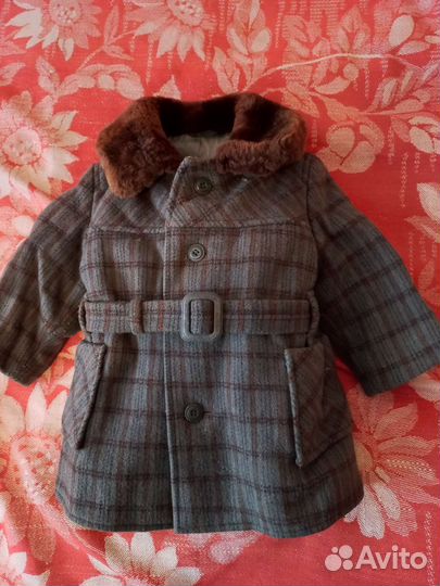 Пальто детск в хор сост.От 4мес-1г.45см до ворота