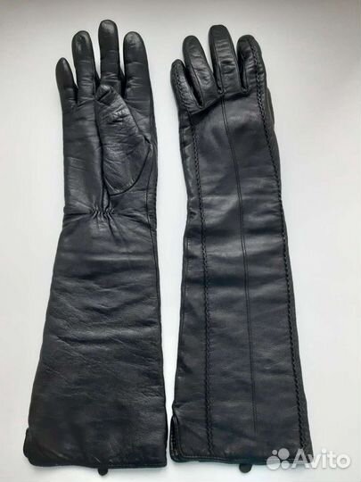 Перчатки женские кожаные новые
