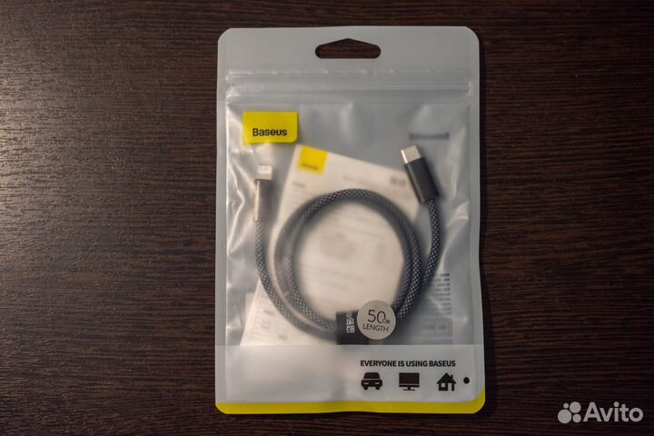 Кабель Baseus USB-C to Lightning, 20w для iPhone