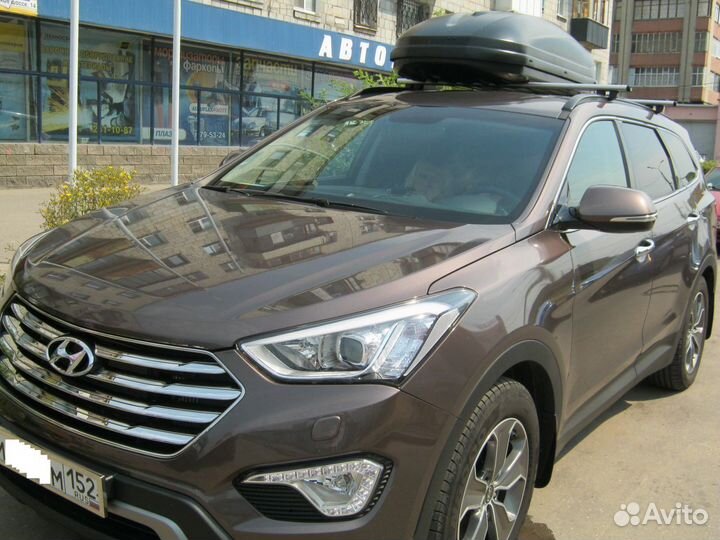 Багажник бокс на крышу Hyundai Santa Fe (2012)