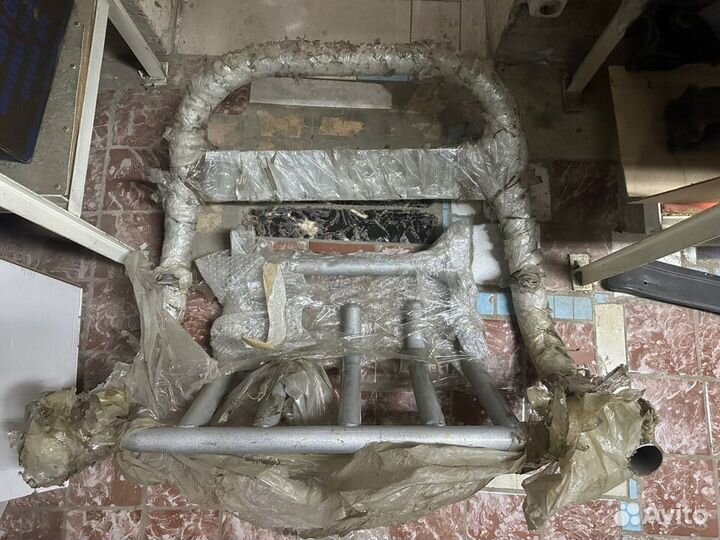 Кенгурятник обвес низ с трубой Нива Шевроле 2123