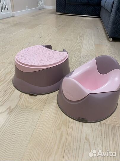 Горшок Beaba Ergonomic Potty с подставкой