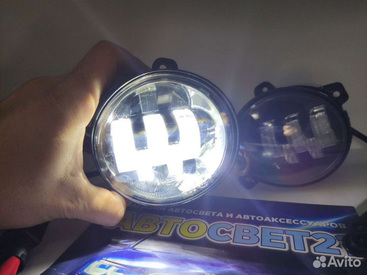 Led противотуманки Лада Гранта/Калина/Ларгус 60Вт