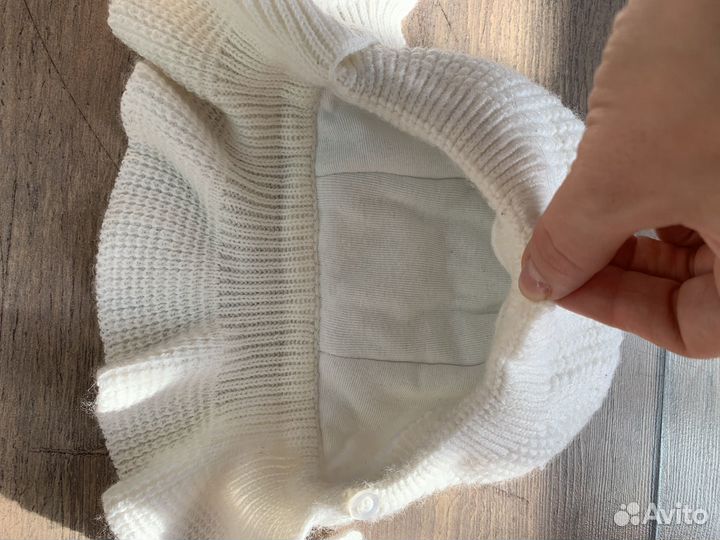 Шапка шлем капор Журавлик, 40-42