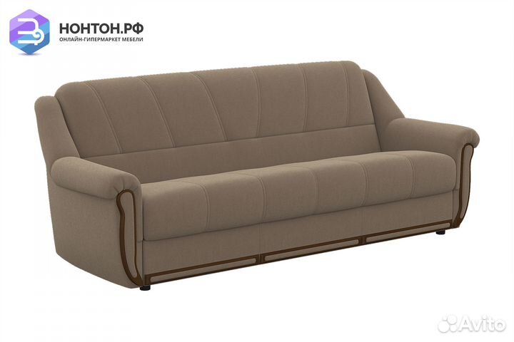 Диван книжка Вега-1 светло-коричневый