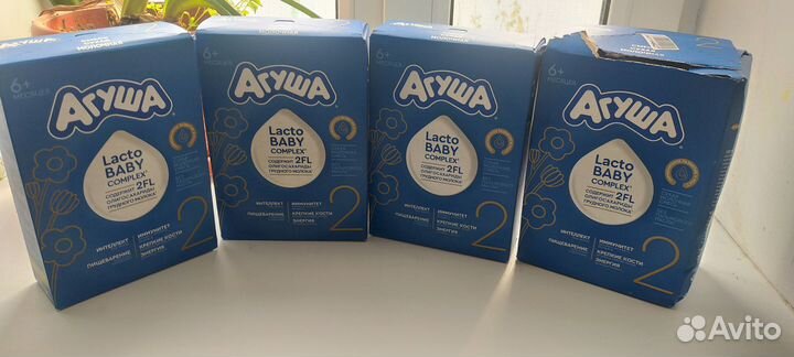 Кисломолочная смесь 2 агуша
