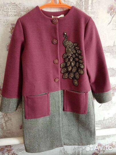 Пальто для девочки 152