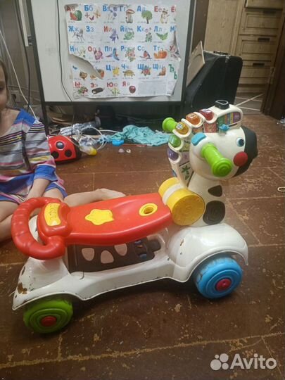 Fisher price ходунки каталка обучалка мяч vtech