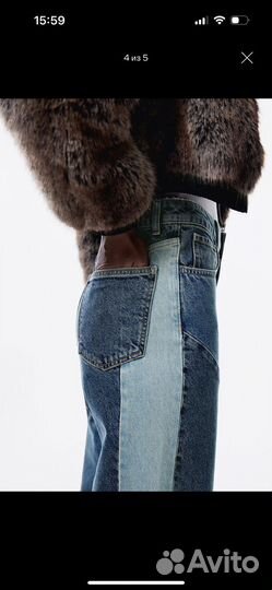 Джинсы пэтчворк mango женские 36