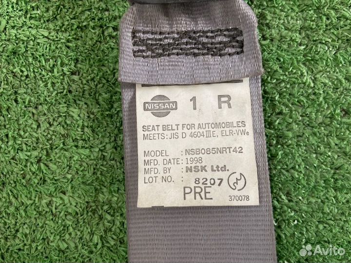 Ремень безопасности передний Nissan Bluebird ENU14